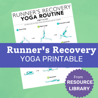 Runner's Recovery Yoga Printable
