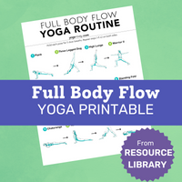 Full Body Flow Yoga Printable